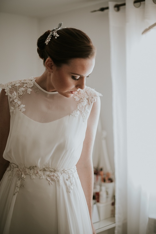 Vestidos de novia con detalles en color - Martha Peters diseñadora de  vestidos de novia