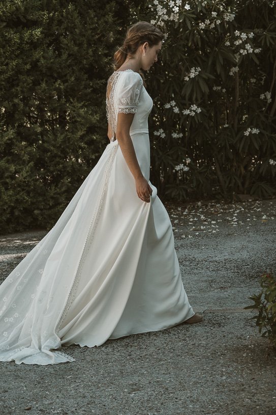 vestido de novia desmontable